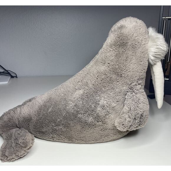 Jellycat Large Willie Walrus Plush 18” Stuffed Animal - Picture 3 of 16